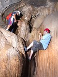 00395-1919 Kent freehand abseiling in Racer Cave - photo by GKS